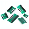 Placa Adaptadora FPC/FFC con Conector Soldado de Paso 0.5mm a Clavijero Recto de Pines de 2.54 Adaptador de Cable Flexible