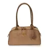 Bolso Acolchado de Piel Mate Modelo Nuevo 2025 para Mujer, Bolso de Hombro y Cruzado de Gama Alta para el Trabajo, Bolso Tipo Bowling Moderno y Versátil