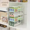 Gabinete Estante para Almacenamiento de Película en Rollo Estante de Almacenamiento Compartimentado Gabinete Suministros de Cocina Estante en Capas Artefacto Ahorrador de Espacio