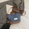 Bolsa Jeans de Nicho Bolsa Transversal Moda Feminina Versátil Bolsa Saco Passeio Portátil Pequena Bolsa Comércio Exterior Transfronteiriço