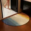 Tapete de Chão de Linho Retrô Americano Absorvente de Água Antiderrapante Resistente ao Desgaste Tapete para Pés Sala de Estar Banheiro Quarto Entrada Tapete de Chão Venda por Atacado