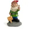 Adornos de regalo de Navidad, decoraciones de jardín, gnomos, manualidades de resina, estatuas de gnomos de dibujos animados, anciano con barba blanca