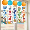61 Novo Dia das Crianças Escola Jardim de Infância Decoração Banner Pano Pendurado Cenário Atmosfera Decoração Aula Ensino