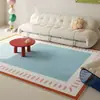 Tapete para Sala de Estar Dopamina Estilo Creme Sofá Mesa de Centro Tapete Antiderrapante Estilo Ins Tapete de Cabeceira para Quarto Infantil Capacho
