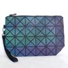 Bolsa de Mano Arcoíris Japonesa Geométrico Irregular Bolsa de Cosméticos Colorida Luminosa Bolsa de Cosméticos