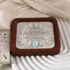 Novo Bracelete de Cristal Branco, Bracelete de Água-Marinha para Mulheres, Estilo Étnico com Contas Feito à Mão, Simples e Requintado, Joia de Mão de Nicho de Luxo Leve