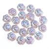 Contas de Vidro Pata de Urso Transparentes Coloridas Vidro Furo Reto Contas DIY Pulseira Colar Infantil Contas Soltas Contas de Vidro Garra de Urso
