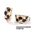 Pendientes Moxi de diseño de nicho de moda de lujo ligero retro para mujer, nueva joyería para orejas de personalidad de temperamento 2024