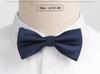 Corbatín de moda británico para hombre, novio, padrino, flor de solapa, corbatín de moda de doble capa estilo coreano para hombre