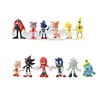 (Pedido Mínimo de Uma Peça) Desenho Animado Criativo Transfronteiriço 12 Tipos de Figuras do Sonic Rato, Rato Voador, Garoto Veloz para Decoração e Brincadeira