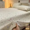 Sábana de tela de nido de abeja grado A, pieza única, para uso doméstico, dormitorio, residencia estudiantil, tamaño individual o matrimonial, juego de tres fundas de almohada, no está hecha de 100% algodón, apta para todas las estaciones