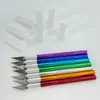 Cuchillo de Tallado de Aleación de Aluminio Metálico al por Mayor Cuchillo de Tallado para Película de Teléfono Móvil Hecho a Mano Cuchillo de Corte tipo Pluma Cuchillo de Utilidad con Cabeza de Plástico