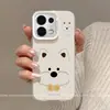 Adecuado para funda de teléfono móvil Opporeno16, de gama alta y moderno, nuevo estilo, Reno16 diseño de línea de borde completo de dibujos animados, West Highland