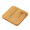 Posavasos Redondo de Madera Japonesa Nogal Negro Set de Té Kung Fu Madera de Haya Taza de Café de Escritorio