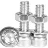 Tuerca de tornillo de cabeza cilíndrica hexagonal de acero inoxidable 304, adecuada para perno de cabeza ahuecada hexagonal, tuerca de almohadilla plana