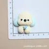 Desenho Fofo Ursinho Cachorrinho Acessórios de Resina Cola Creme DIY Grampo de Cabelo Feito à Mão Caixa de Armazenamento de Título Adesivo de Geladeira