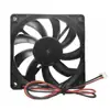 Ventoinha de fonte de alimentação 8015 rolamento duplo 24V 0.15A pequena 2Pinos silenciosa refrigeração de CPU ventoinha de gabinete 8CM