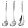 Cuchara de Sopa Colador de Acero Inoxidable Olla Doméstica Utensilios de Cocina de Tres Piezas UtensiliosDeCocina Cuchara Cuchara Dividida