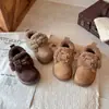 Botas Retro de Gamuza Birkenstock para Niñas 2026 Nuevo Estilo de Invierno Suela Suave Acolchadas de Lana de Cordero Botas de Nieve para Niños Medianos y Grandes
