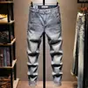 Nuevos Jeans Retro de Calle 2026 para Hombre, Estilo Americano con Bolsillos Diagonales, Corte Ajustado, Corte Recto, Nuevo Modelo de Otoño