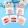Conjunto de Arte para Unhas com Dez Peças, Strass, Laço de Gato Adesivos para Unhas Infantis, Adesivos Divertidos de Unhas Infantis