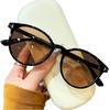 Óculos de Sol Ovais Olho de Gato Estilo Coreano 2025 Acessórios Femininos em T Óculos de Sol Decorativos de Alta Qualidade Tendência Proteção Solar para Viagem