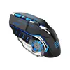 BAJEAL carga inalámbrica ratón silencioso colorido luminoso para juegos 2.4g + Bluetooth ratón mecánico Amazon