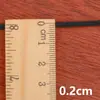 0,5cm Colorido em Estoque Tira de Nylon Alta Elasticidade Revestida com Óleo para Lingerie, Tiras Lindas para Costas, Cadarços, Acessórios, Corda Redonda, Elástico