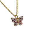 Comercio Exterior Transfronterizo TEMU Amazon Explosiones Joyería Collar Colgante Mariposa para Mujer Sentido de Alta Gama Nuevo Estilo Simple Ins