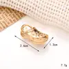 Nuevos y creativos accesorios de aleación de zinc con forma de gema de amor, moda versátil, multiestilo, para zapatos con agujeros, accesorios de flor