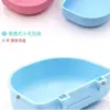 Comedero colgante para jaula de mascotas, universal para perros y gatos, dispensador de agua y comida desmontable, portátil, hecho de plástico de grado alimenticio, cuenco para gatos