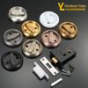 Aço inoxidável 304 Pull Ring Lock fundo parede quarto interior quarto fechadura da porta de armazenamento porta escondida fechadura da porta
