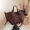 Bolsa Tote Francesa Popular de Venda Cruzada para Mulheres, Bolsa de Mão Europeia e Americana de Grande Capacidade para Mulheres, Bolsa de Ombro de Luxo de Nicho para o Dia a Dia