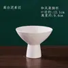 Taza de Cerámica en Blanco para Pintura a Mano DIY Arte de Cerámica Bajo Esmalte