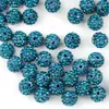 Contas Shambhala de Argila Macia com Furo Reto de 10mm Cor Argila Macia Pulseira Redonda Acessórios para Pulseira e Colar DIY