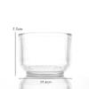 En stock Aromaterapia Vidrio Multicolor Esmerilado Vaso para Velas Aromaterapia Vaso para Velas Multicolor Vidrio Rociado Portavelas Vaso para Velas
