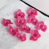 Flor de Orquídea Borboleta Simulada Cabeça de Flor DIY Parede de Flores Grampo de Cabelo Acessório de Cabelo Decoração de Casa Xz Mini Cabeça de Flor de Orquídea Borboleta