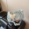 Bolsa de Mão de Nicho Feminina Nova 2025 Moderna e Estilosa em Estilo Estrangeiro com Toque de Alta Qualidade, Bolsa Versátil de Ombro Axilar Transversal