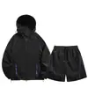Nueva chaqueta de piel de verano para exteriores para hombres y mujeres, conjunto de dos piezas, ligera y transpirable, ropa con protección solar UPF50, conjunto de pareja