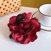 Xizi Jewelry Estilo Coreano Elegante Clip de Flor Extra Grande Clip de Rosa Parte Trasera de la Cabeza Pinza de Tiburón para el Cabello Pasador
