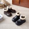 Botas Estilo Británico Ins 2026 Invierno Nuevas Botines Moda Coreana para Niñas Suela Gruesa Forrados de Felpa Cálidos Botas de Algodón