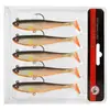 Venta al por mayor de fábrica capa de natación completa Señuelo Luya 9cm12.5g anzuelo simple cola en T pez plomado cebo blando anti-colgante fondo cebo artificial