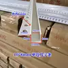 Cenefa de borde en forma de Z de PVC tira de plástico para tarjetas placa de yeso líneas divisorias decorativas proceso de junta de techo suspendido ranura en forma de U