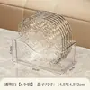 Plato para Escupir Huesos Transparente de Lujo Ligero Patrón de Ondas de Agua Plato Pequeño para el Hogar Grado Alimenticio Mesa de Comedor Plato para Frutas y Bocadillos Plato para Escupir Huesos