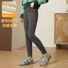 Nuevas Medias Infantiles Otoño/Invierno 2026 Doble Aguja Tejidas a Mano Ropa Exterior Pantalones Base para Niñas Medias de Una Pieza de Dibujos Animados para Bebé