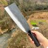 Acero para muelles forjado picador cuchillo de madera recto cuchillo forjado a mano herramientas agrícolas machete cosecha pesca extendido cortador de caminos