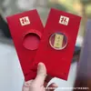 Série Festival da Primavera 2026 Envelope Vermelho Ouro 999 Ouro Puro Adesivo de Celular Novo Adesivo de Celular de Alta Qualidade Presente