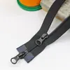Ykk No Genuíno em Estoque. Zíper Duplo de Nylon Moldado por Injeção de 5 com Peças Redondas Superiores e Inferiores, Preto e Branco para Carcela de Jaqueta