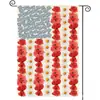 Bandera de Jardín Patriótica de Amazon Transfronteriza Día de la Independencia 4 de Julio Día Conmemorativo de los Veteranos Decoración Estilo Country Americano