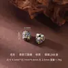 Joyería Personalizada Plata Tailandesa 925 Chapado en Oro Cuentas de León Cuentas de Estilo Antiguo Pulsera de Madera de Águila Accesorios de Joyería DIY